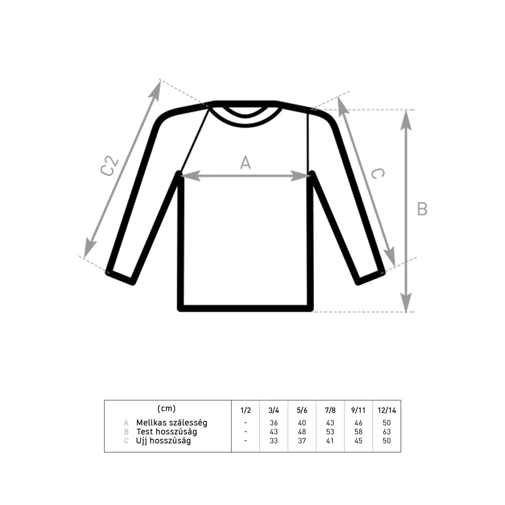 KKS gyerek fekete pulóver (UNISEX) - Image 2